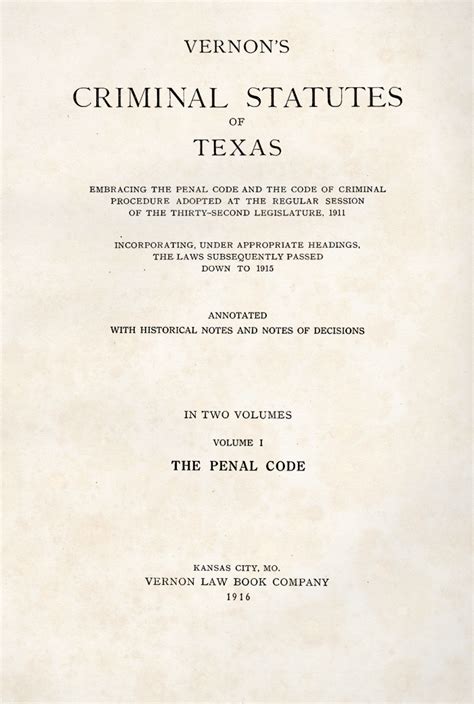 What Is Another Name For Vernon's Texas Statutes And Code Annotated