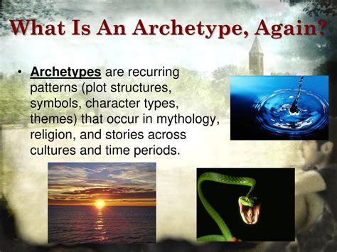 what is another word for recurring patterns in myths