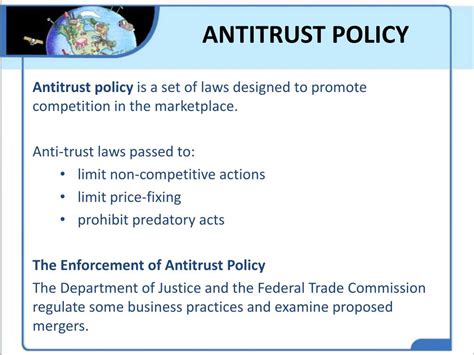 what is antitrust policy in economics