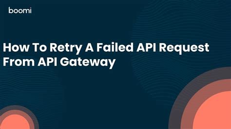 what is api request failed