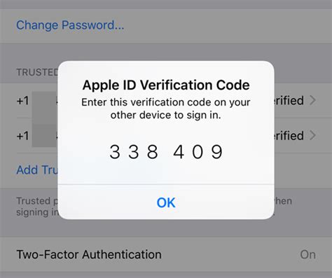 what is apple verification code