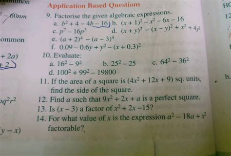 what is application based questions in maths