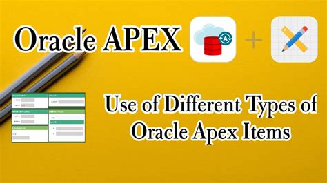 what is application item in oracle apex