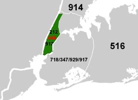 what is area code 646 in us