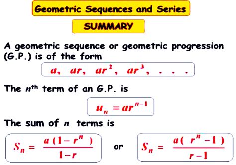 what is arithmetic and geometric progression