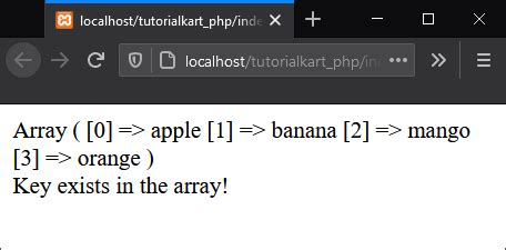 what is array_key_exists in php