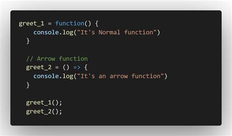 what is arrow function syntax in javascript