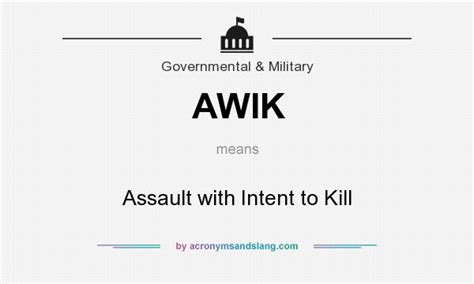 what is assault with intent to kill