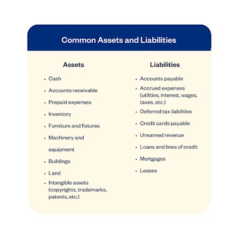 What Is Assets And Liabilities With Examples