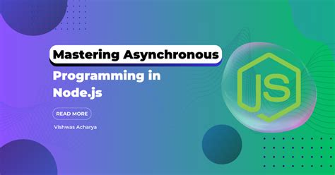 what is asynchronous programming in node js
