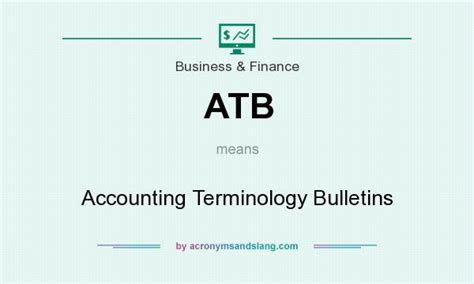 what is atb in accounting