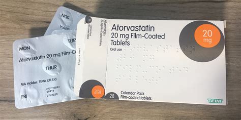 what is atorvastatin 20mg tablets used for