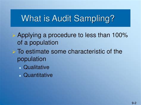what is audit sampling