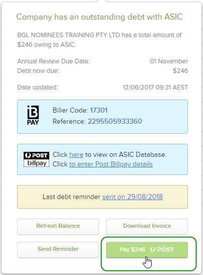 what is australia post billpay code