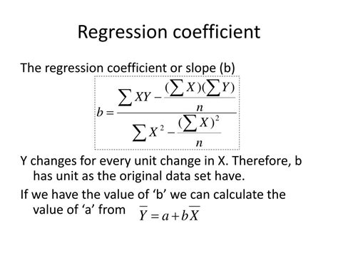 what is b coefficient in regression