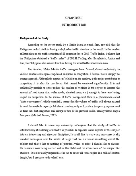 what is background of the study in tagalog