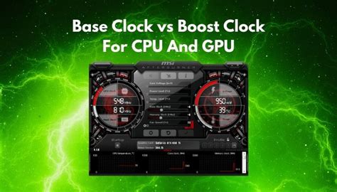What Is Base Clock And Boost Clock