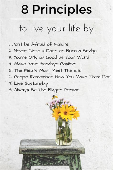 what is basic principles of life