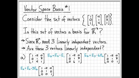 what is basis in linear algebra