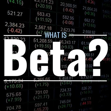 what is beta in economics