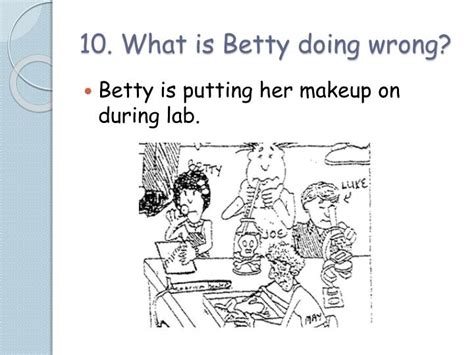what is betty doing after her class