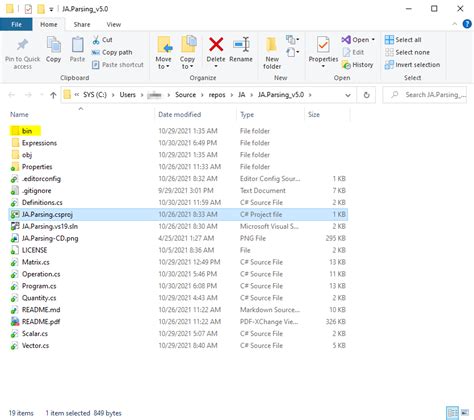 What Is Bin Debug Folder Visual Studio