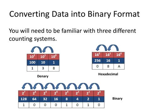 what is binary format data