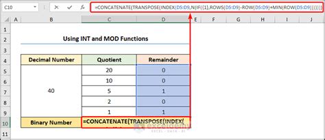 what is binary format in excel