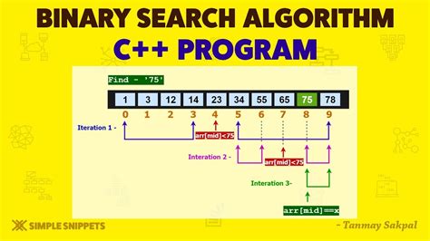 what is binary search in data structure using c