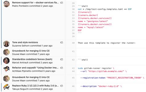 what is blame info in gitlab