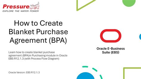 What Is Blanket Purchase Agreement In Oracle