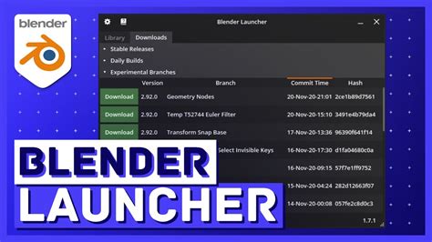 What Is Blender Launcher