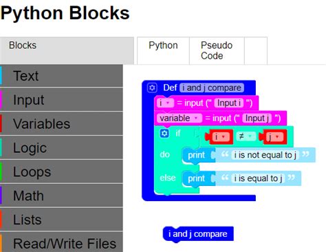 what is block in python