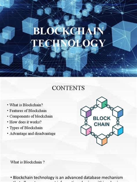 what is blockchain technology pdf notes