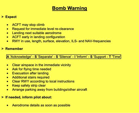 what is bomb threat in aviation
