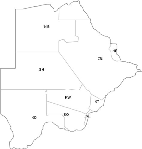 what is botswana's zip code