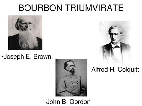 PPT The Redemptive Era & The Bourbon Triumvirate PowerPoint