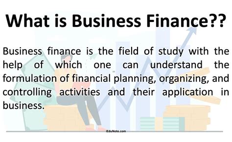 what is business finance definition