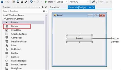 what is button control in vb net