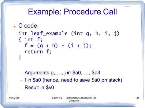 what is calling a procedure in computer science