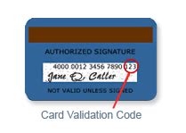 what is card validation code