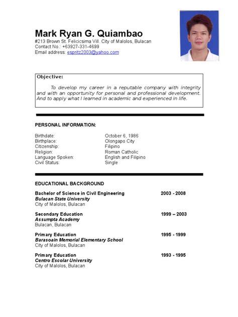 what is career in tagalog examples