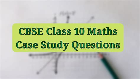 what is case study in maths