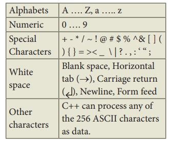 what is character set in programming