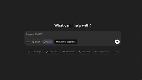 what is chatgpt reason button