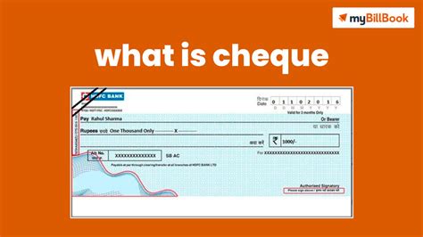 what is cheque in simple words