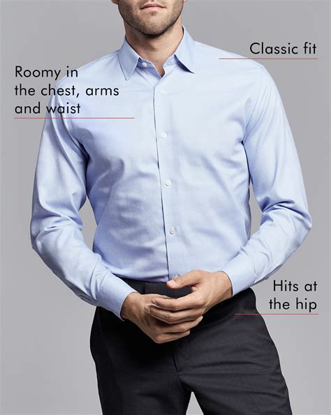 what is classic fit in men's shirts