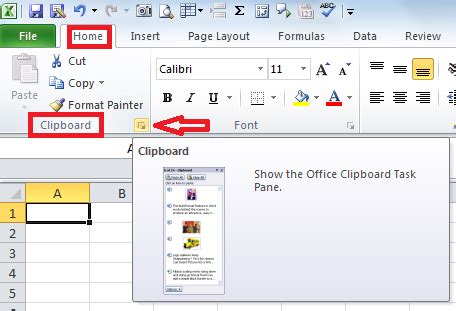 What Is Clipboard Group In Excel