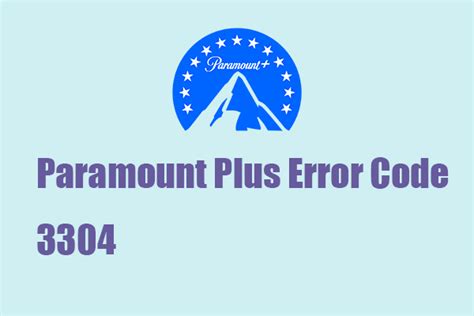 what is code 3304 on paramount