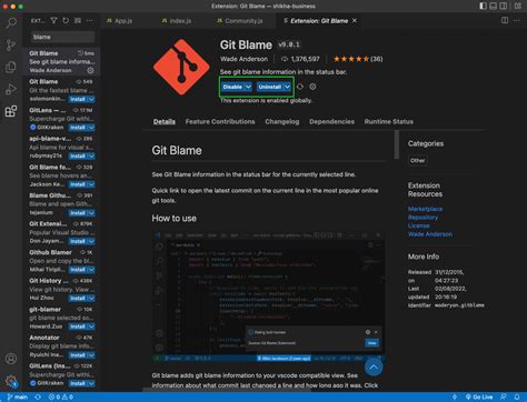 what is code blame in github